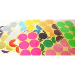 120pcs 50mm /2" Round Blank Silver Gold Company Stamp Seal Hademade Colours Label Sticker