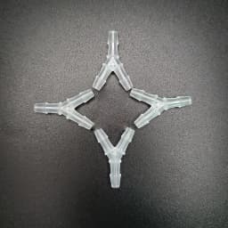 Y-type Three-way Plastic Pagoda Joint Water Divider PP Hose Silicone Rubber Tube Peristaltic Pump Gas Path