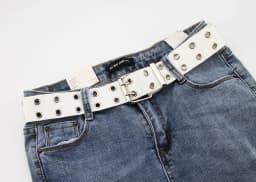 7 Colors! 105cm Solid Canvas Double Row Hole Belt for Men Women Punk Style Waistband for Jeans Pants Trousers 2020 New belt gift