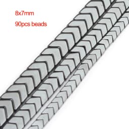 Natural Stone Hematite Beads Flat Round Disc Oval Heart Square Circle Loose Spacer Beads For Necklace Bracelet Making