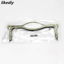 4 Pcs/Lot 27 CM Bronze Silver Gold Black Lips Metal Purse Frame Kiss Clasp Embossing Handle Sewing Bag Part