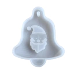 Christmas Tree Bell Elk Pendant Casting Silicone Mould Crystal Epoxy Resin Mold DIY Crafts Aromatherapy Wax Aroma Gypsum