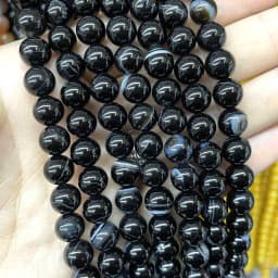 4 6 8 10 MM Natural Colorful Agates Round Loose Stone Beads For Jewelry Making Charm Diy Bracelet Necklace Earrings Material