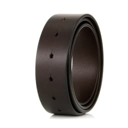 Pure Cowhide Belt Strap 3.3CM 3.8cm Round Hole Belt No Buckle Genuine Leather Belts High Quality Without Buckle