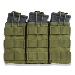 Open Top Single/Double/Triple Magazine Pouch Tactical Airsoft Nylon Pouch Shooting Hunting Accessories
