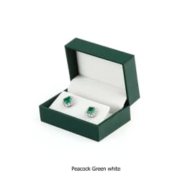 Quality Stud Earring Jewelry Storage Presentation Packaging Gift Boxes Faux Leather Piercing Nail Pendant Necklace Organizer Box