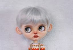 Blythe Doll Eulation Hair Fits BJD Doll 1/6 Fashionably Sunny Handsome Micro Roll Easy Lamp High Temperature Silk Wigs Dark Lila