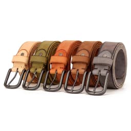 Top Cow genuine leather belts for men jeans Do old rusty black buckle retro vintage mens male cowboy belt ceinture homme