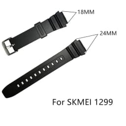 Adjustable Replacement Watch Strap Band Silicone Rubber Plastic Watchbands For SKMEI 1251 1025 1155 Sports Watches Accessories