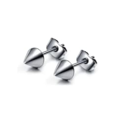 1 Pair Classic Fashion Punk Rock Rivet Spike Tip Cone 316L Stainless Steel Women Men ear Stud Earrings Piercing Body Jewelry