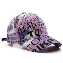 FS Winter Black Red Graffiti Print Baseball Caps For Men Cotton Women Trucker Hat Streetwear Hip Hop Cap Gorras Para Hombre 2026