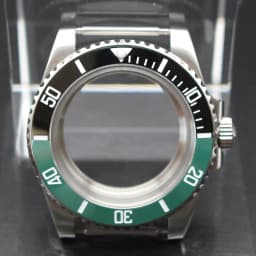 40mm Cases Men's Watch Ceramic Bezel Sapphire Glass Fit NH35 NH36 ETA 2824 Miyota 8215 Movement 28.5mm Dial Submariner Parts