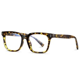TR90 Blue Light Blocking Men's Square Glasses Radiation Protection Eyeglasses Women Transparent Fashion Eyewear