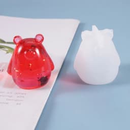 DIY Desktop Decorations Crafts Making Tool Crystal Epoxy Resin Mold 3D Animal Birds Bear Ornament Pendant Silicone Mould