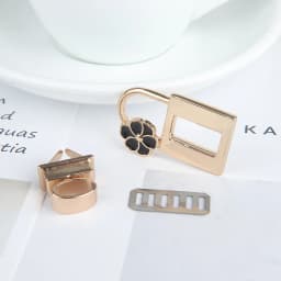 1PC New Metal Clasp Turn Lock Twist Lock for DIY Handbag Craft Purse Hardware Fashion Flower Turn Lock Bags Parts Accessories