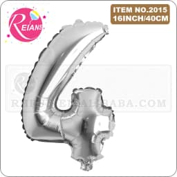 16 Inch Silver Alphabet Number Letters Balloons Birthday Party Decorations Kids Foil Balloon New Year Party Wedding Decoration