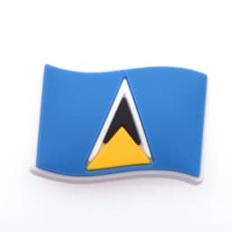 Country Different Flag Shoes Charms Designs SOFT Shoes Decoration Charms Soft PVC Shoe Accessories For Clog