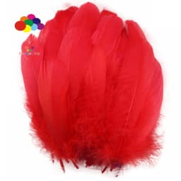 100PCS Soft Goose Feathers 5-7 Inch/13-18cm For Wedding Party Decoration Carnival Diy Facinator