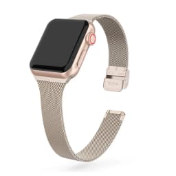 Slim Strap For Apple Watch Band 44mm 40mm 45mm 41mm 38mm 42mm Watchband Meatl Bracelet For iWatch Series 12 11 3 4 5 6 se 7 Band