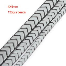 Natural Stone Hematite Beads Flat Round Disc Oval Heart Square Circle Loose Spacer Beads For Necklace Bracelet Making