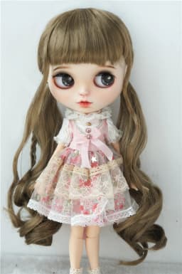 JD337 1/8 1/6 1/4 1/3 Long Pony Braids synthetic mohair BJD wigs OB11 YOSD MSD SD DOD Blythes Doll accessories