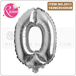 16 Inch Silver Alphabet Number Letters Balloons Birthday Party Decorations Kids Foil Balloon New Year Party Wedding Decoration
