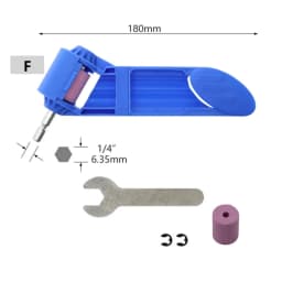 2.0-12.5mm Portable Drill Bit Sharpener 1 Set Corundum Grinding Wheel Bit Tool Twist Drill Bit Sharpening Machine