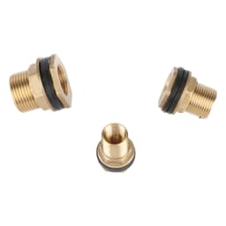Garden Irrigation 3/8" 1/2" 3/4" 1" Internal & External Thread Adapter Brass Water Tank Water Tower Pipe Drain Adapters 1 pc