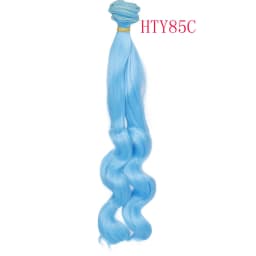 Russian DIY Doll Hair 25cm High Temperature Curly Hair for 1/3 1/4 1/6 BJD DIY Wavy Doll Hair Tree