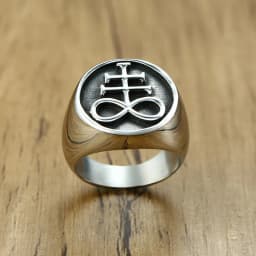 Vnox 12.5mm Signet Ring for Men, Black Square Top Stainless Steel Finger Band, Gothic Punk Rock Boy Stamp Rings