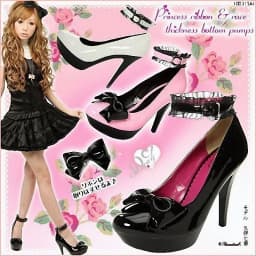 platform pumps 5 inch japanese high heels high quality women shoes butterfly mesh Pink sweet fashion dancing shoes white 13cm