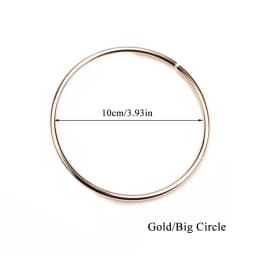 Cute Cat Ear Metal Bag Handle Replacement for DIY Shoulder Bags Making Handbag