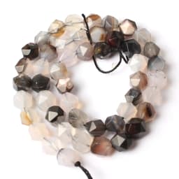 6-12mm Natural Garnet Agates Quartz Tiger Eye Howlite Opal Stone Beads Faceted Loose Beads For DIY Jewelry Making Bracelet