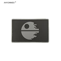AHYONNIEX 1 PC Soft PVC Material Bird Armband Patch Hook And Loop 3D Badge Military Tactical Flag Stickers DIY