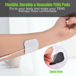 100P/50P 4x4cm Muscle Stimulator Electrode Pads Non-woven Fabric Self Adhesive Replacement Pads for Tens Digital Machine