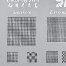 Relife Multi-Purpose BGA Stencil 0.3/0.35/0.4/0.5/Parallel/45 Degree Hole Universal Solder BGA Reballing Stencil Solder Net