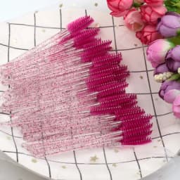 SHIDISHANGPIN 5/25/50 Pc Eyelash Brushes Makeup Brushes Mascara Wands Applicator Spoolers Eye Lashes Cosmetic Brush Makeup Tools