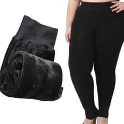 Plus Size 2XL 3XL 5XL Thick Leggings for Winter Super Stretchy Good Elastic 700g Very Warm Fleece Leggings OUC688