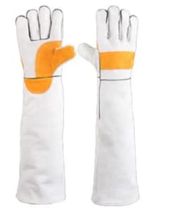 Anti-bite Safety Gloves For Dog Cat Reptile Glove Long Leather Pets Grasping Biting Protective Glove Gardening Work Train Gloves
