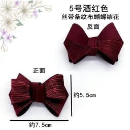 Women's single shoe Rhinestone bow cloth flower shoe surface decoration suede ladle shoes paste shoe repair accessories