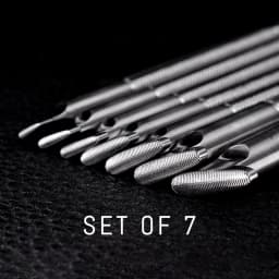 SOZO MZ1 Leather Work Stamping Tool Thumbprint Horizontal In Sheridan Saddle Making Carving Stamps 304 Stainless Steel