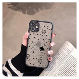 Cartoon Planet Stars Shockproof Phone Case For iPhone 17 16 15 11 12 13 14 Pro XR XS X Mini 16 15 14 Plus Cute Back Cover Coque