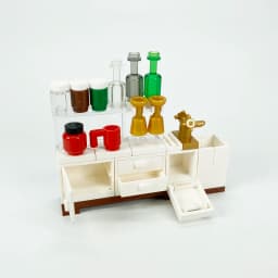 Compatible City MOC Building Blocks Bricks Parts House Furniture Kitchen Accessories Kits DIY Kids Toys Bed Sofa Piano Computer