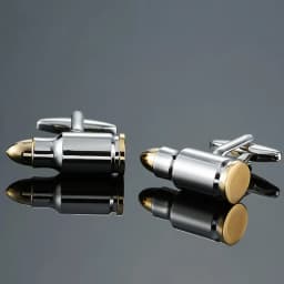 AS High quality playing card Cufflinks new fashion stock hammer dice pistol Cufflinks men's shirt badge pin birthday party gift