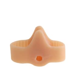 2pcs=1pair Silicone Two Hole Toe Separator Gel Foot Finger Protector Bunion Orthopedic Hallux Valgus Guard Straightener Pedicure