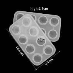 1Pcs Diamond Epoxy Resin Molds Mixed Size Casting Silicone UV Resin Molds For DIY Jewelry Making Findings Supplies Accessories