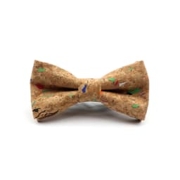 New Floral Cork Wood Bow Ties For Men Women Childern Wedding Casual Party Gift Fashion Novelty Handmade Solid Bowtie Accessories