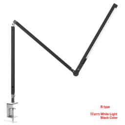 LED Piano Lamp Swing Arm Architect Lamp Flexible Clamp on Table Lights Classical Bedside Desk Light Dimmable Reading Study Lamp