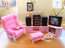 for 30cm doll kitchen dollhouse Furniture kitchen table refrigerator set girl toy for 30cm accessories house