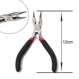 1Pc Black Red Blue Handle Anti-slip Splicing and Fixing Jewelry Pliers Tools & Equipment Kit for DIY Jewelry Accessory Design